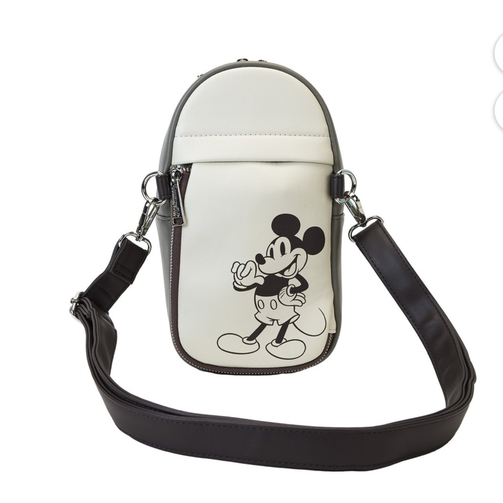 Loungefly Disney Olive and Brown Water Bottle Crossbody Bag NWT - Picture 4 of 7